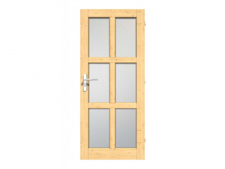 Interiérové dveře č.7 - 6x sklo