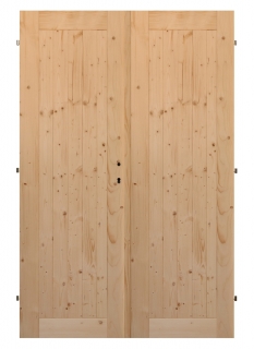 Palubkové dveře dvoukřídlé č.1 (šíře 180 cm)