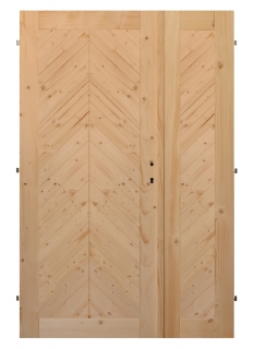 Palubkové dveře dvoukřídlé č.9 (šíře 125cm)