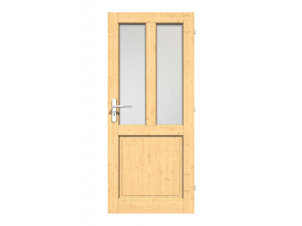 Interiérové dveře č.3 - 2x sklo