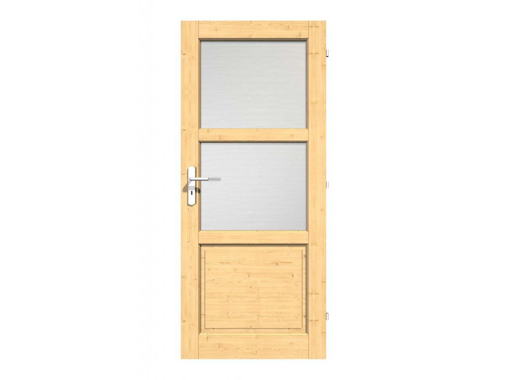 Interiérové dveře č.4 - 2x sklo