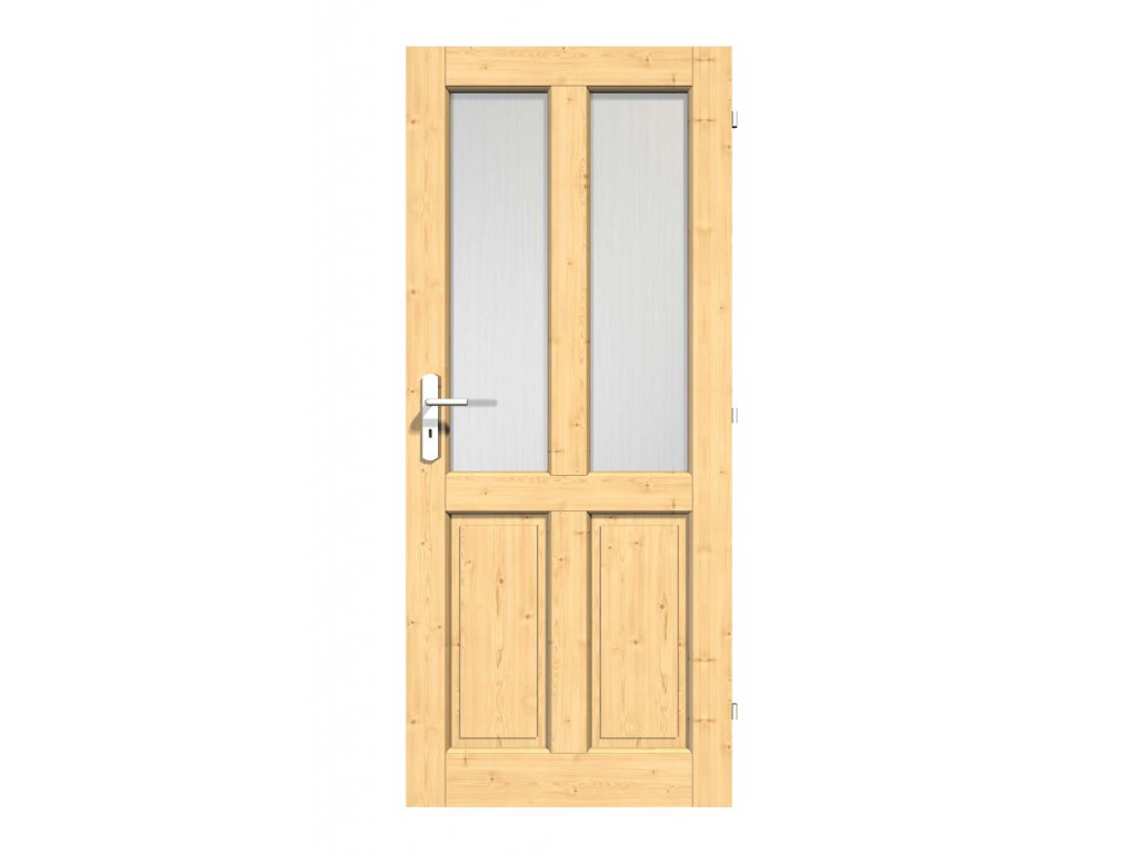 Interiérové dveře č.5 - 2x sklo