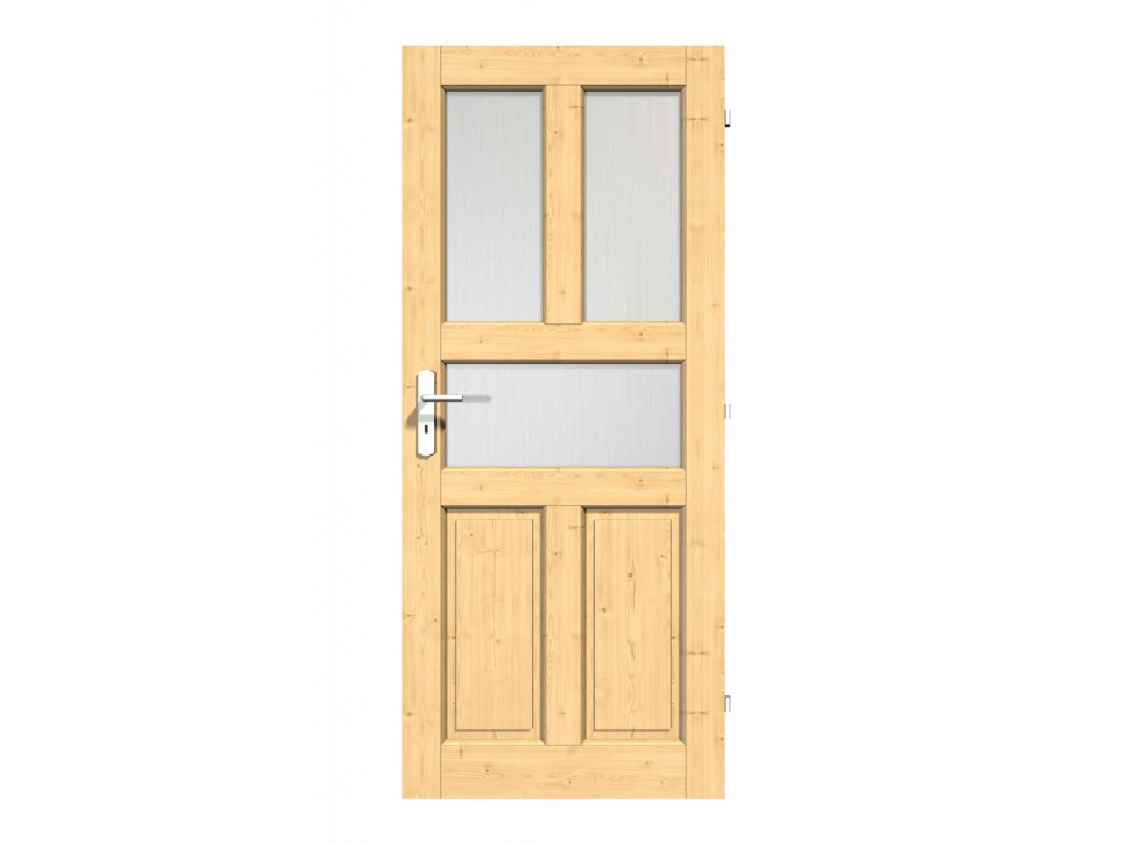 Interiérové dveře č.6 - 3x sklo