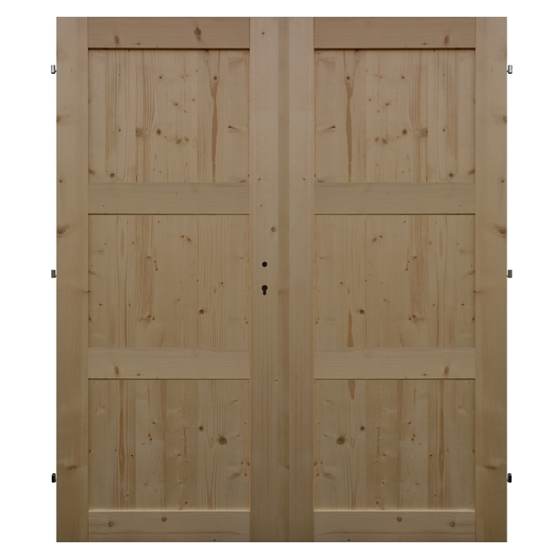 Levné univerzální dveře LU 3 dvoukřídlé (šíře 125 cm)
