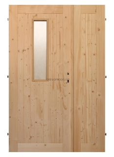 Palubkové dveře dvoukřídlé č.2 (šíře 160cm)