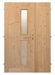 Palubkové dveře dvoukřídlé č.4 (šíře 160cm)