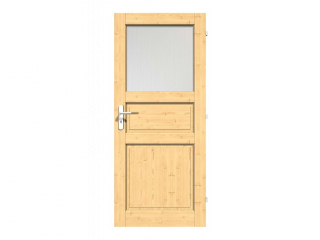 Interiérové dveře č.2 - 1x sklo