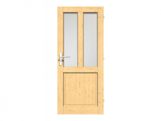Interiérové dveře č.3 - 2x sklo