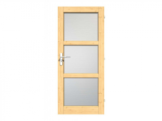 Interiérové dveře č.4 - 3x sklo