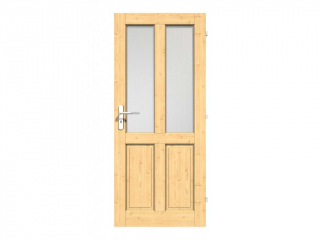 Interiérové dveře č.5 - 2x sklo