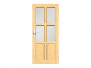 Interiérové dveře č.7 - 4x sklo
