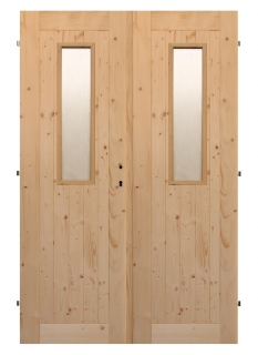Palubkové dveře dvoukřídlé č.6 (šíře 180cm)