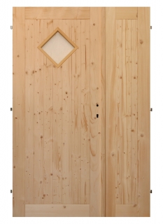 Palubkové dveře dvoukřídlé č.10 (šíře 160cm)
