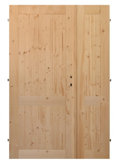 Palubkové dveře dvoukřídlé č.11 (šíře 125cm)