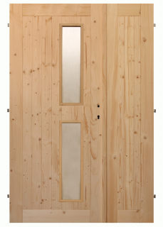Palubkové dveře dvoukřídlé č.4 (šíře 145cm)